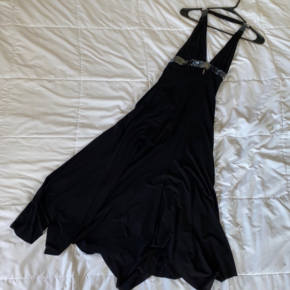 Black evening gown